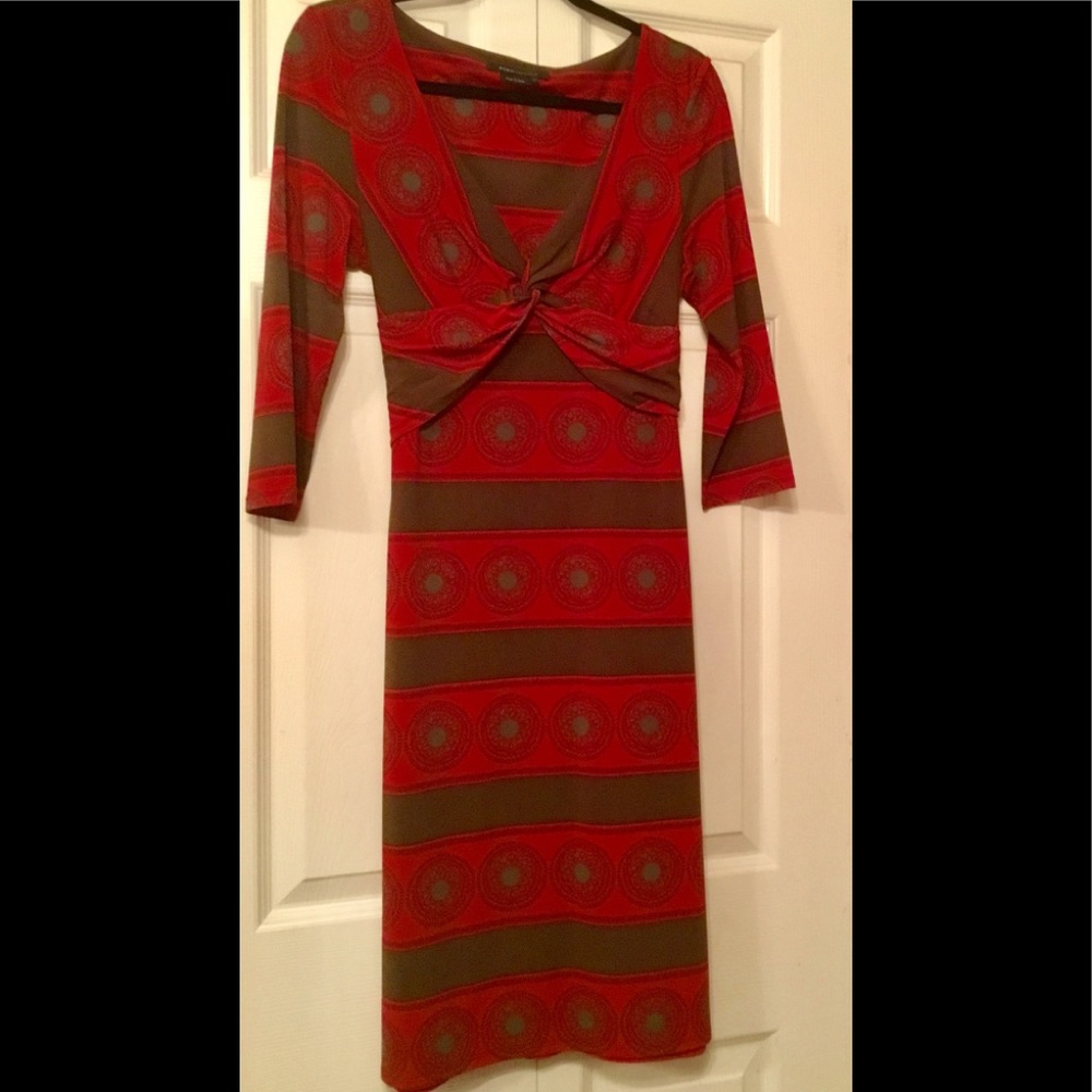 BCBG Red Holiday or Meeting Dress